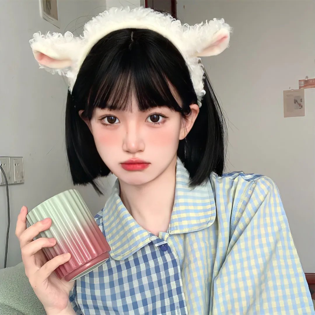 戴红头巾的女孩